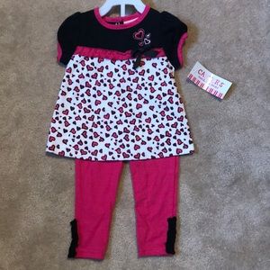 Two piece toddler girl set
